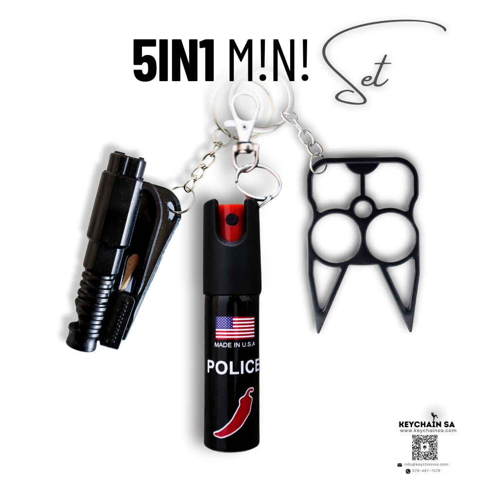 Self Defence Keychain Mini set 5in1