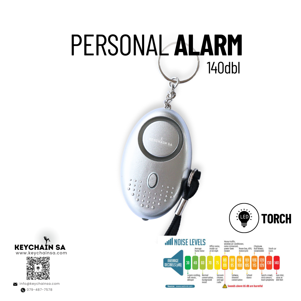 Personal Safety Alarm - 140dbl