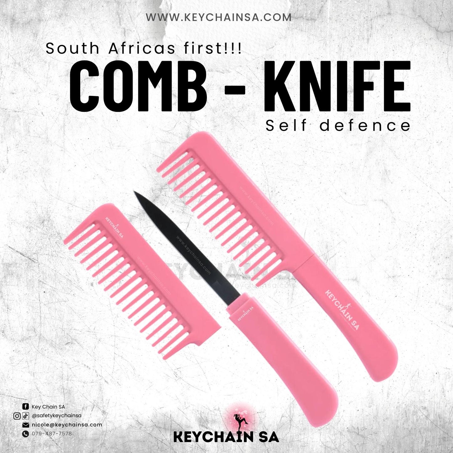 Comb Knife self defence - South Africa's 1st