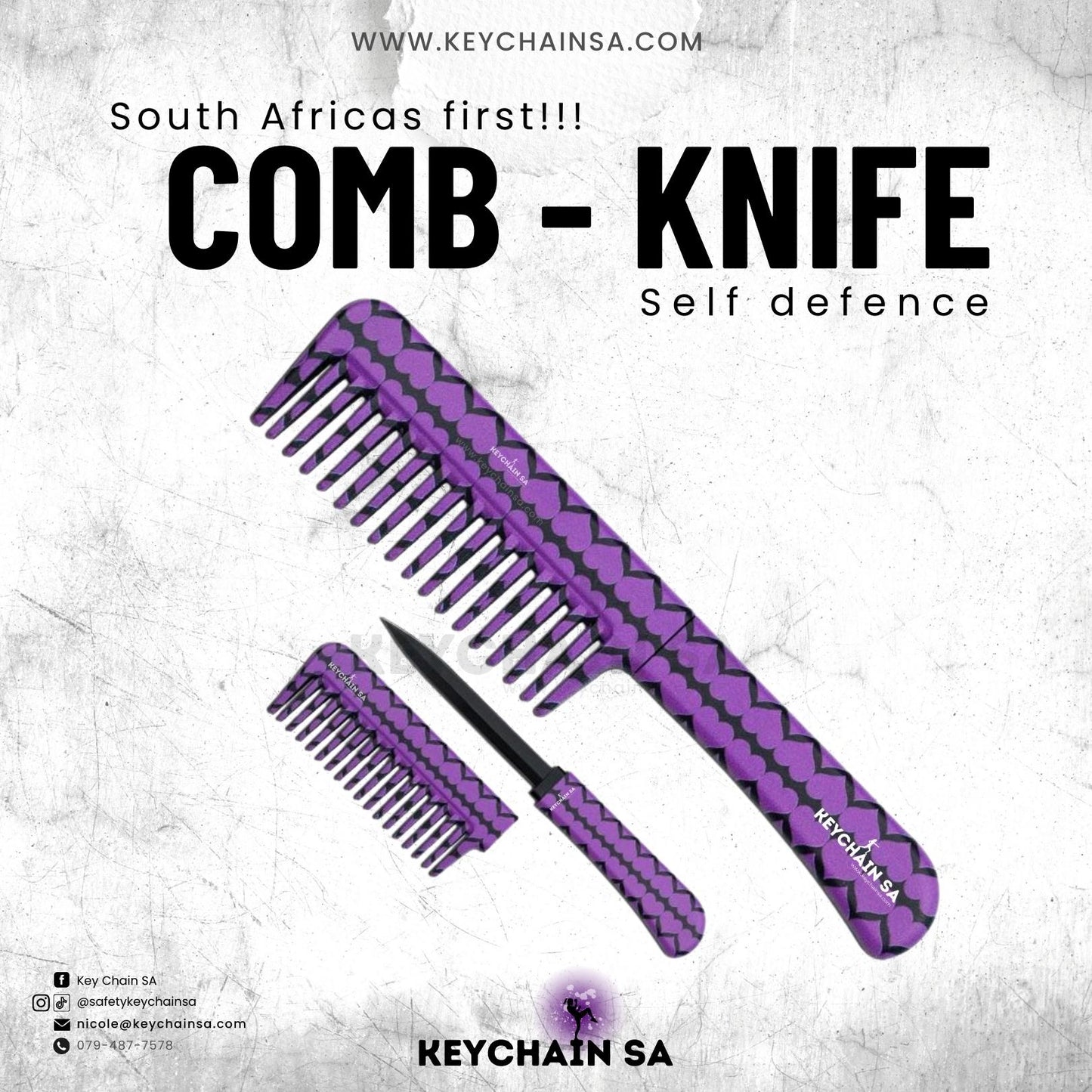 Comb Knife self defence - South Africa's 1st