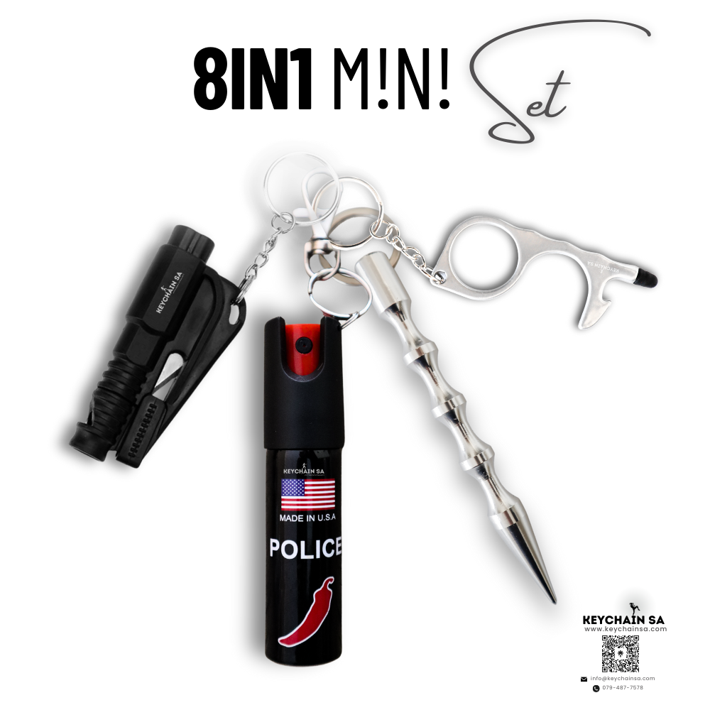 Mini Self Defence 8in1 set