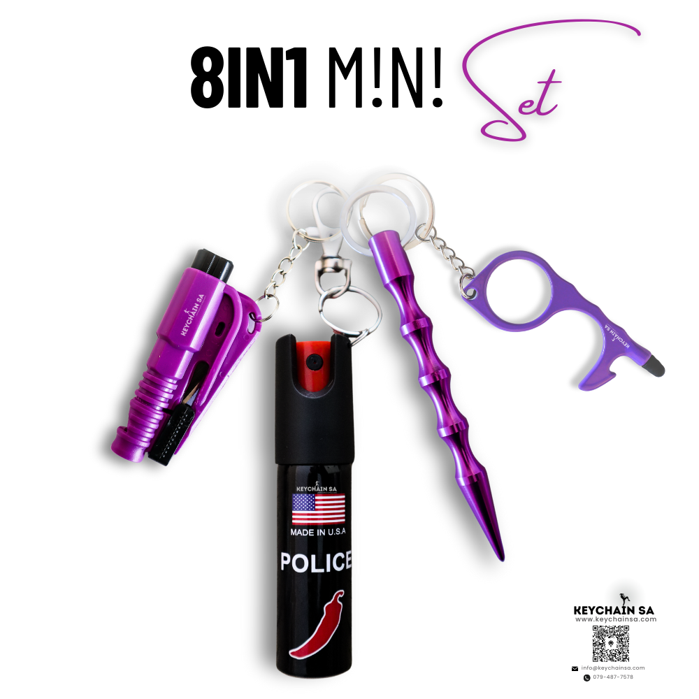 Mini Self Defence 8in1 set