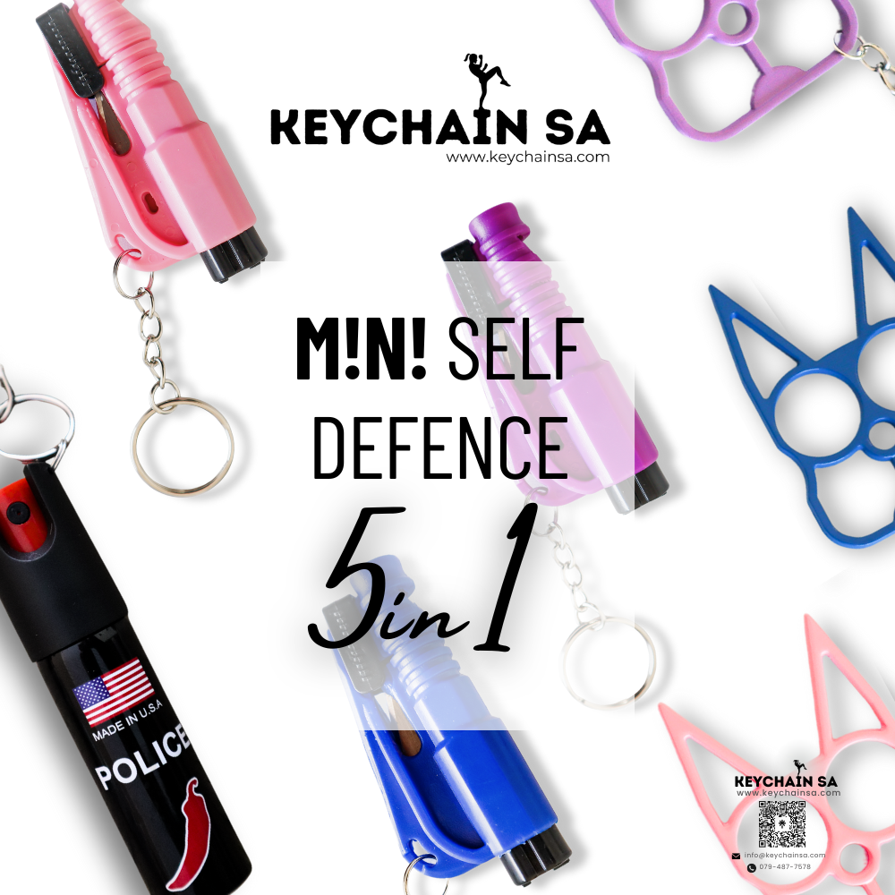 Self Defence Keychain Mini set 5in1